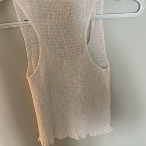 women’s white tank